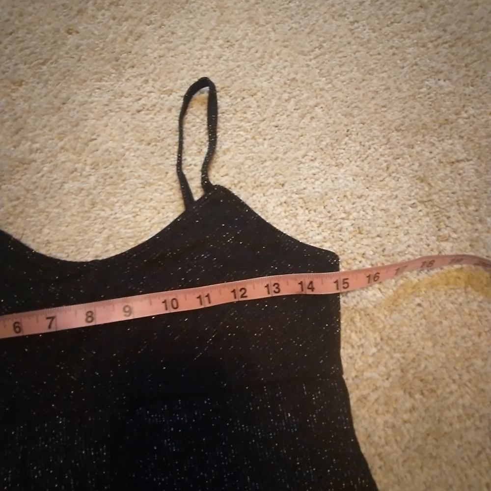Vintage Metamorphosis Black Sparkle Evening Dress - Picture 6 of 9